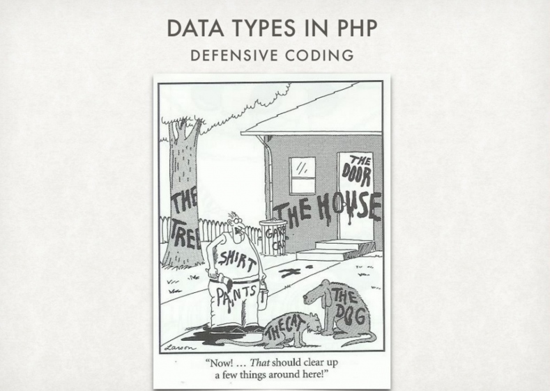Data types in PHP